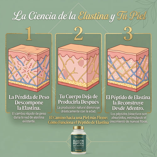 Fórmula Tensora y Reafirmante con Péptidos de Elastina